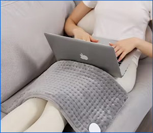 Portable 220V Folded Electric Heating Pad Multifunctional Quilted Technics Full Body Flannel Warmer Washable Wearable Electric